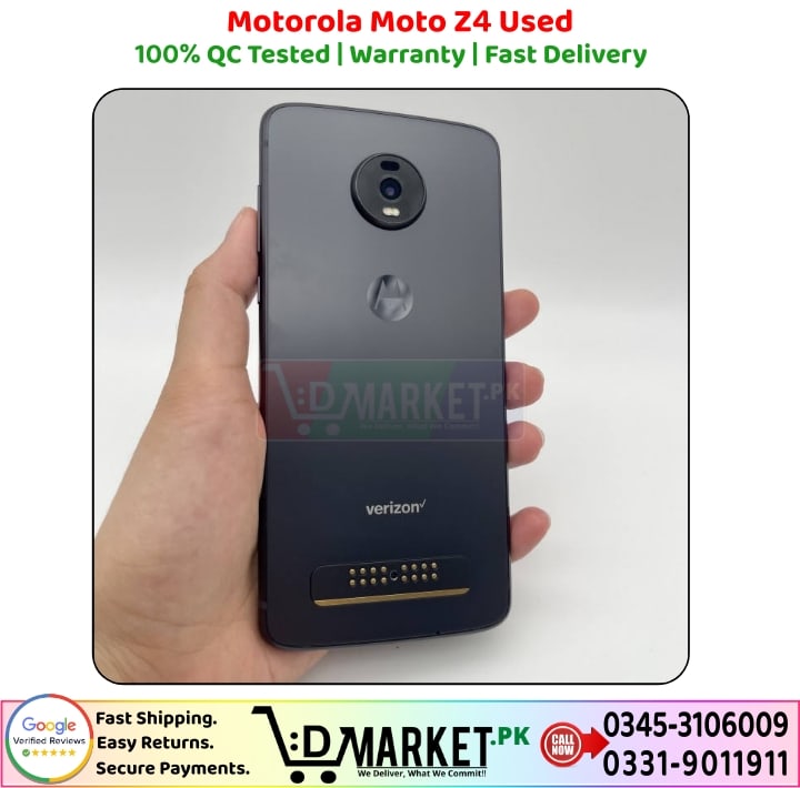 Motorola Moto Z4 Used Price In Pakistan