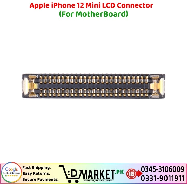 Apple iPhone 12 Mini LCD Connector Price In Pakistan