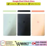 Google Pixel 6 Back Glass Price In Pakistan