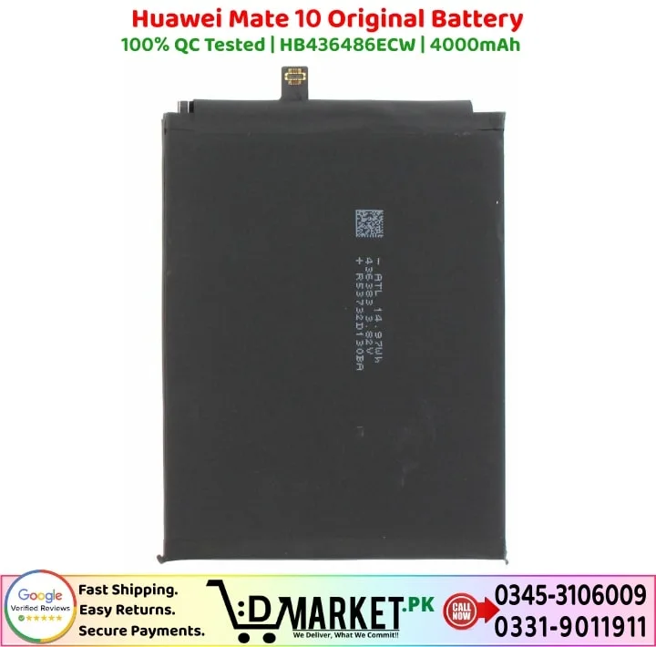 Huawei Mate 10 Original Battery Price In Pakistan