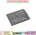 Huawei Mate 10 Original Battery Price In Pakistan