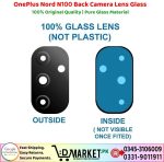 OnePlus Nord N100 Back Camera Lens Glass Price In Pakistan