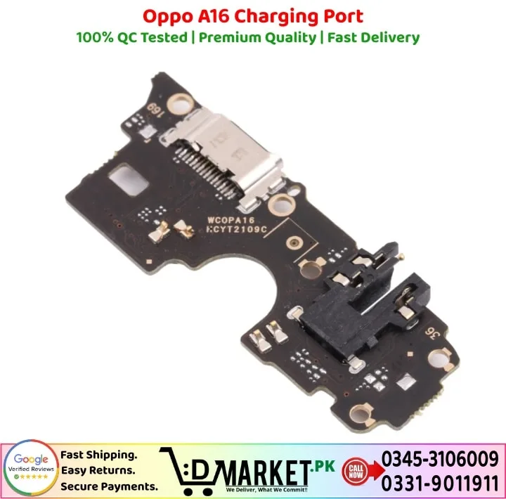 Oppo A16 Charging Port Price In Pakistan