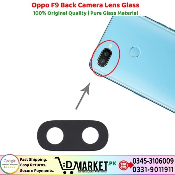 Oppo F9 Back Camera Lens Glass Price In Pakistan