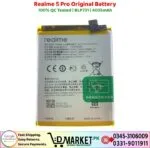 Realme 5 Pro Original Battery Price In Pakistan