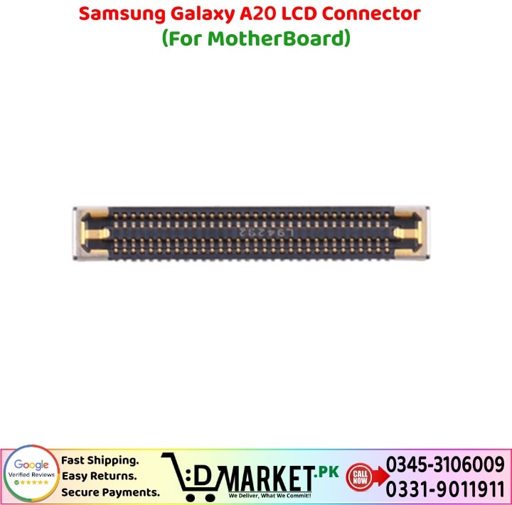 Samsung Galaxy A20 LCD Connector Price In Pakistan