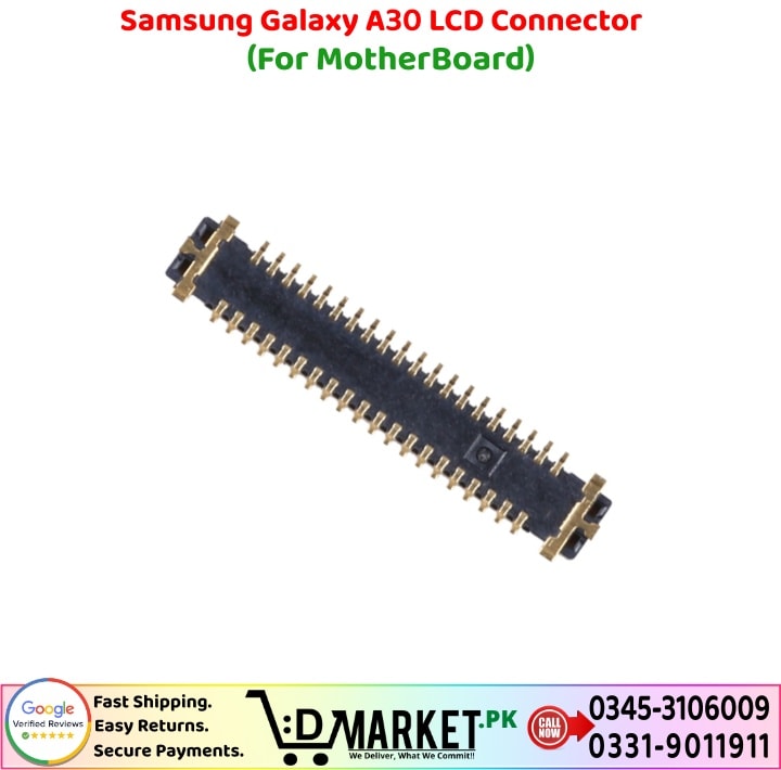 Samsung Galaxy A30 LCD Connector Price In Pakistan