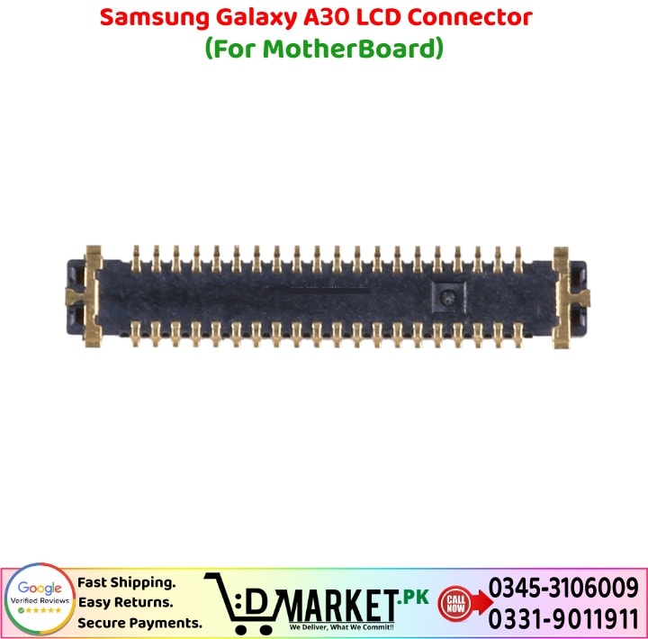 Samsung Galaxy A30 LCD Connector Price In Pakistan