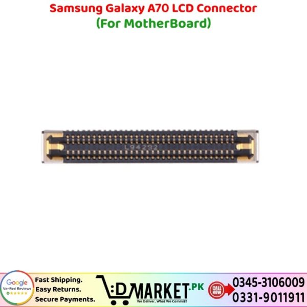 Samsung Galaxy A70 LCD Connector Price In Pakistan