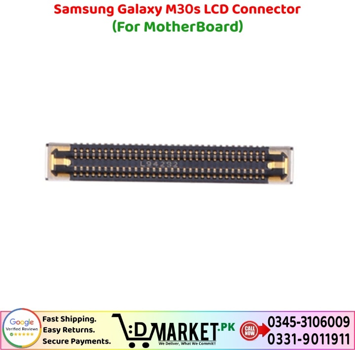 Samsung Galaxy M30s LCD Connector Price In Pakistan