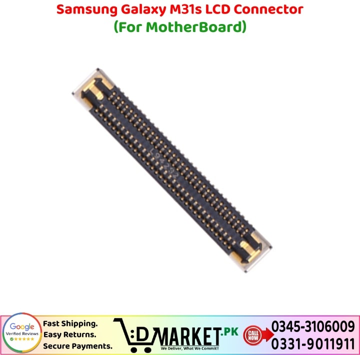 Samsung Galaxy M31s LCD Connector Price In Pakistan