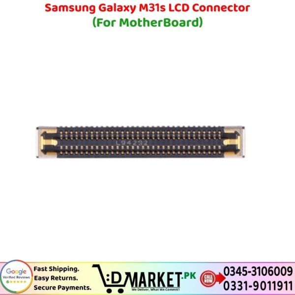 Samsung Galaxy M31s LCD Connector Price In Pakistan