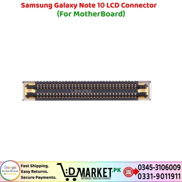 Samsung Galaxy Note 10 LCD Connector Price In Pakistan