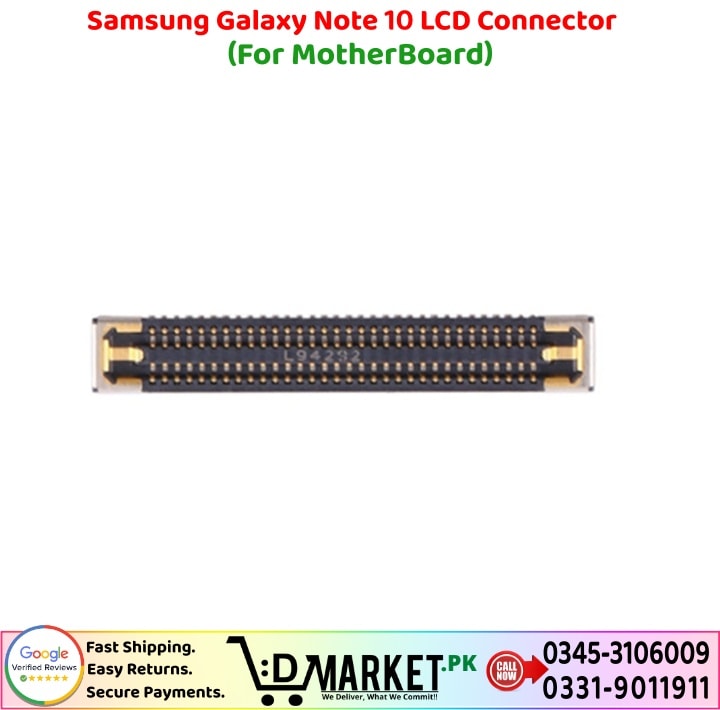 Samsung Galaxy Note 10 LCD Connector Price In Pakistan