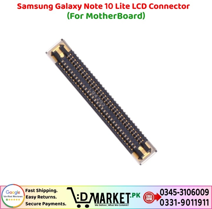 Samsung Galaxy Note 10 Lite LCD Connector Price In Pakistan