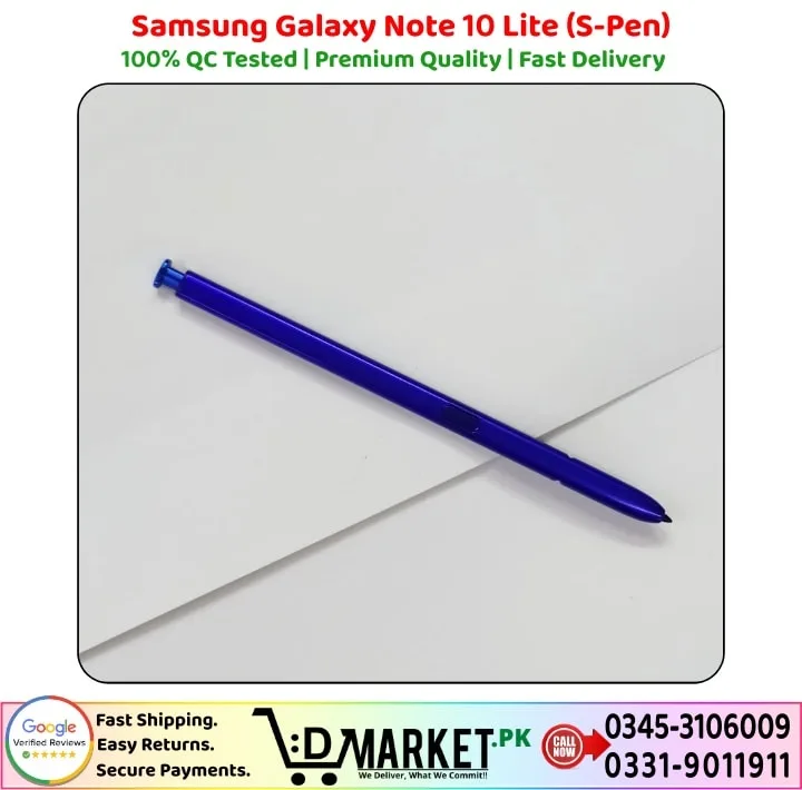 Samsung Galaxy Note 10 Lite S Pen Price In Pakistan