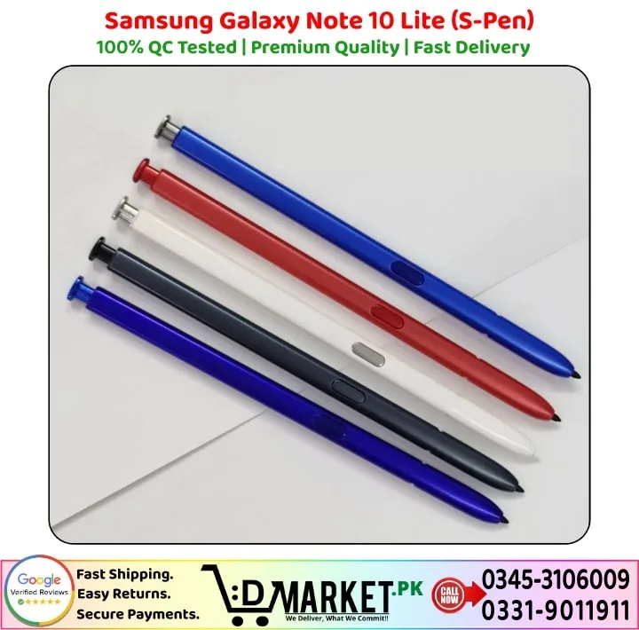 Samsung Galaxy Note 10 Lite S Pen Price In Pakistan