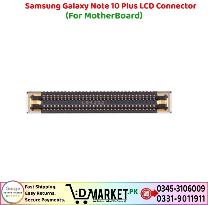 Samsung Galaxy Note 10 Plus LCD Connector Price In Pakistan