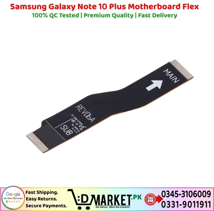 Samsung Galaxy Note 10 Plus Motherboard Flex Price In Pakistan