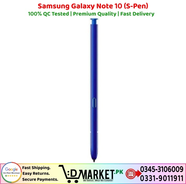 Samsung Galaxy Note 10 S Pen Price In Pakistan