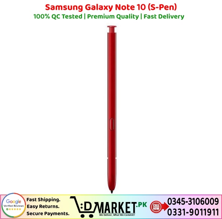 Samsung Galaxy Note 10 S Pen Price In Pakistan