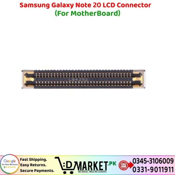 Samsung Galaxy Note 20 LCD Connector Price In Pakistan