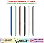 Samsung Galaxy Note 20 S Pen Price In Pakistan