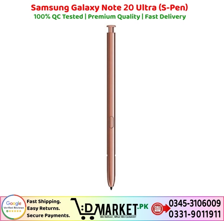 Samsung Galaxy Note 20 Ultra S Pen Price In Pakistan