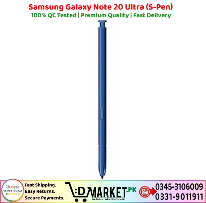 Samsung Galaxy Note 20 Ultra S Pen Price In Pakistan