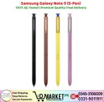 Samsung Galaxy Note 9 S Pen Price In Pakistan