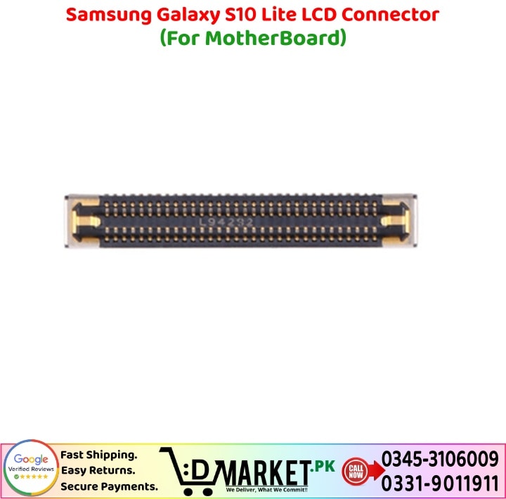 Samsung Galaxy S10 Lite LCD Connector Price In Pakistan