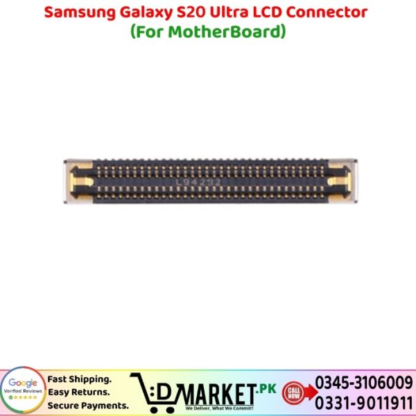 Samsung Galaxy S20 Ultra LCD Connector Price In Pakistan