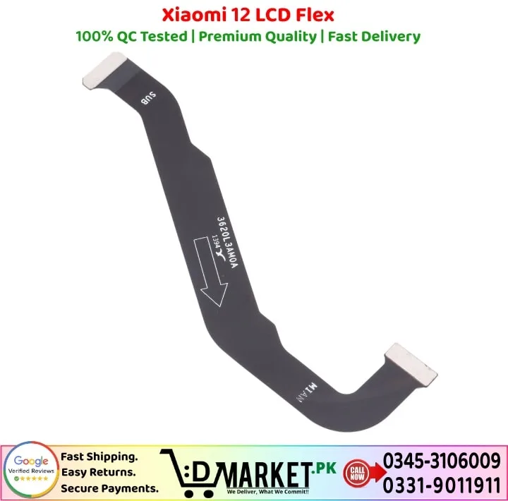 Xiaomi 12 LCD Flex Price In Pakistan