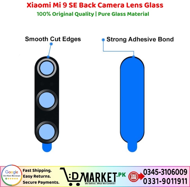 Xiaomi Mi 9 SE Back Camera Lens Glass Price In Pakistan 1 1
