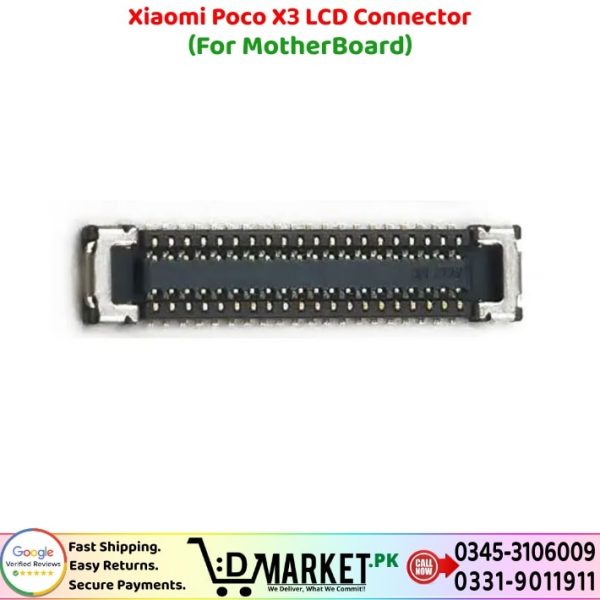 Xiaomi Poco X3 LCD Connector Price In Pakistan