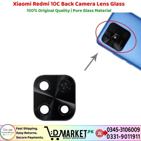 Xiaomi Redmi 10C Back Camera Lens Glass Price In Pakistan