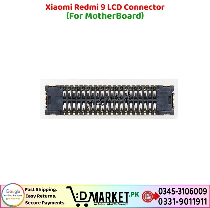 Xiaomi Redmi 9 LCD Connector Price In Pakistan