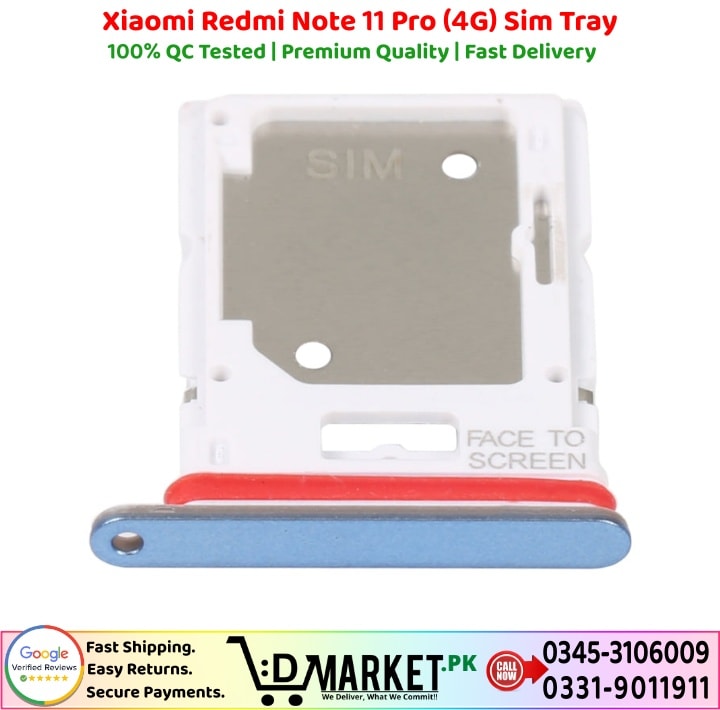 Xiaomi Redmi Note 11 Pro 4G Sim Tray Price In Pakistan