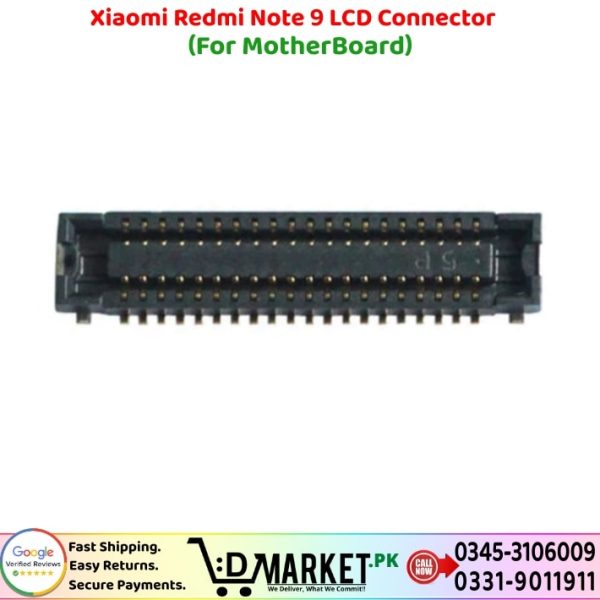 Xiaomi Redmi Note 9 LCD Connector Price In Pakistan