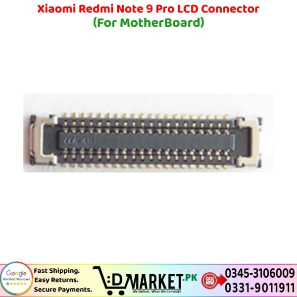 Xiaomi Redmi Note 9 Pro LCD Connector Price In Pakistan