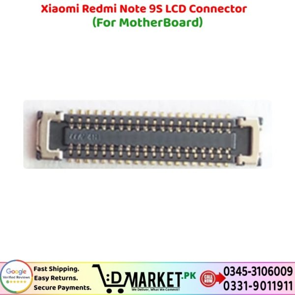 Xiaomi Redmi Note 9S LCD Connector Price In Pakistan