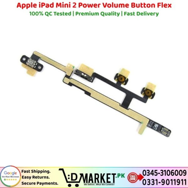 Apple iPad Mini 2 Power Volume Button Flex Price In Pakistan