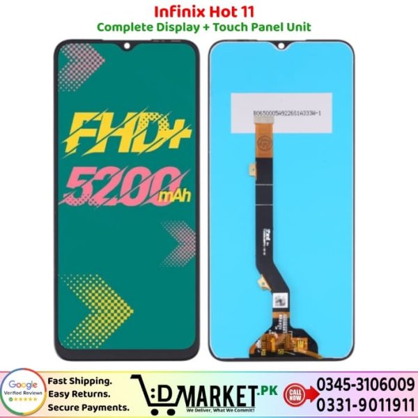 Infinix Hot 11 LCD Panel Price In Pakistan