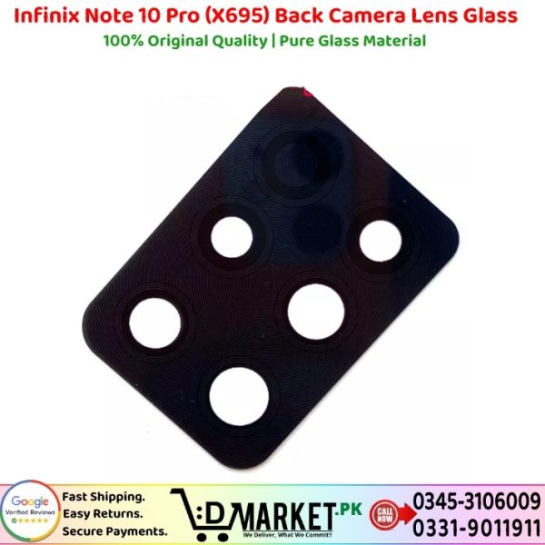 Infinix Note 10 Pro X695 Back Camera Lens Glass Price In Pakistan