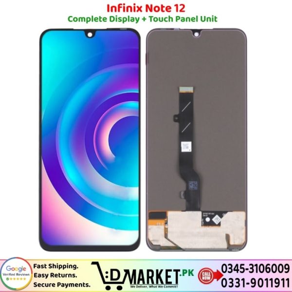 Infinix Note 12 LCD Panel Price In Pakistan