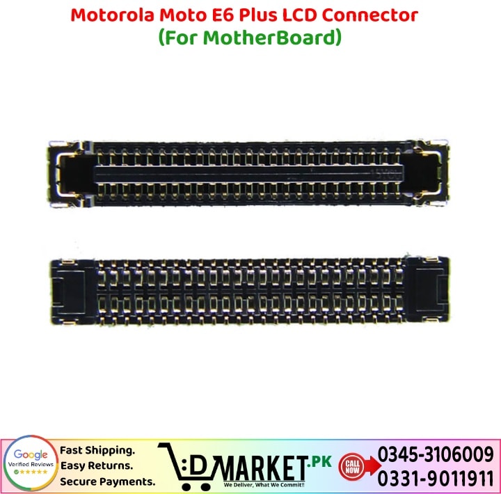 Motorola Moto E6 Plus LCD Connector Price In Pakistan