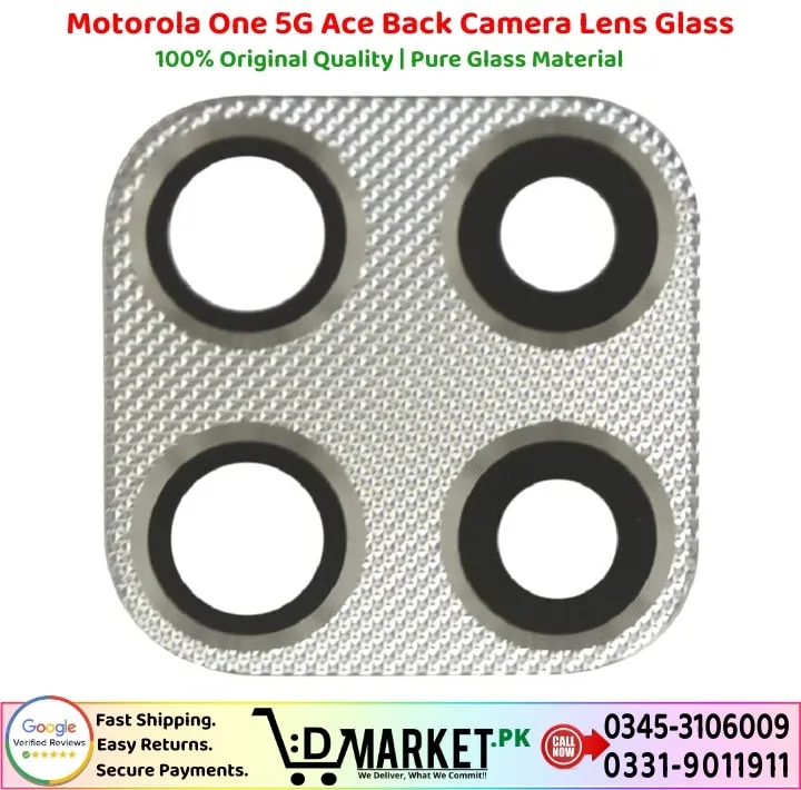 Motorola One 5G Ace Back Camera Lens Glass Price In Pakistan