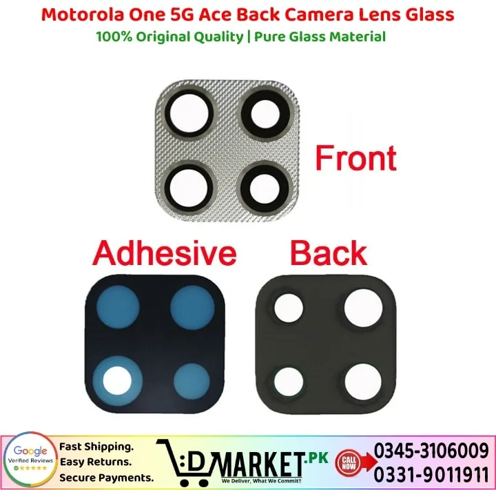 Motorola One 5G Ace Back Camera Lens Glass - Image 3