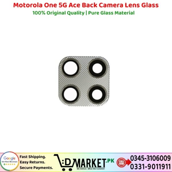 Motorola One 5G Ace Back Camera Lens Glass Price In Pakistan