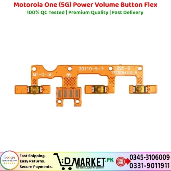 Motorola One 5G Power Volume Button Flex Price In Pakistan